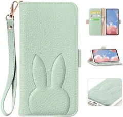 MAGICASE 適応 Galaxy S22 ケース 手帳型可愛い 兎 ギャラク
