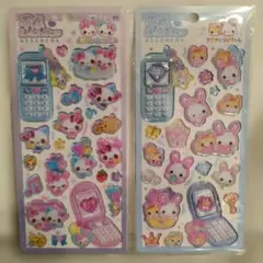 平成はっぴーフォンステッカー　2枚セット(正規品)