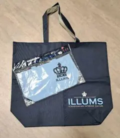 【新品未使用2セット】ILLUMS　イルムス ビッグトートバッグ ＆ミニトート