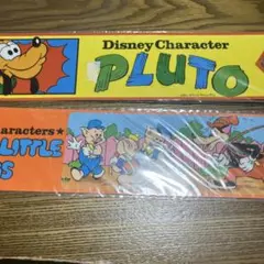 昭和レトロ　Disney Art Sticker プルート 3匹の子ぶた セットのサムネイル