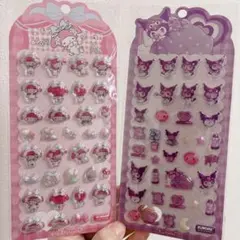 【海外正規品】サンリオ♡クリスタルシール2枚セット マイメロディ・クロミ