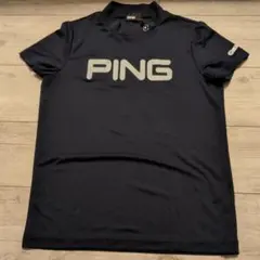 PING レディース M ネイビーポロシャツ