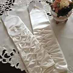 【格安】一回限りのウェディングに最適！ウェディンググローブ♡フィンガーレスタイプ