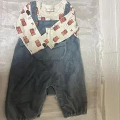 First Closet ベビー カバーオール ロンパース くま柄