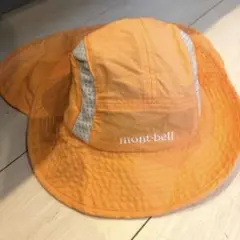 mont-bell オレンジ 帽子　ベビー