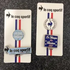 le coq sportif ゴルフマーカー 男女2個セット