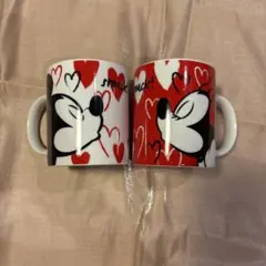 Disney ミッキー ミニー ペアマグカップ