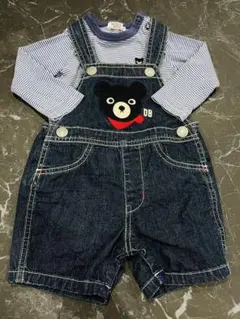 DOUBLE_B オーバーオール　Tシャツ