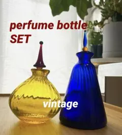 ベネチアガラス 香水瓶 5本セット (金彩 色ガラス ) ベネチアガラス 香水瓶 5本セット (金彩 色ガラス ) ベネチア