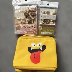お弁当ピック 2種セット 保冷ポーチ付きのサムネイル