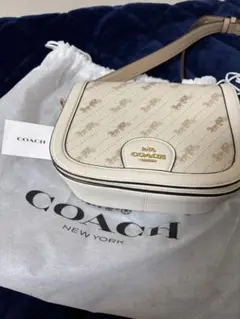 COACH ホワイト ショルダーバッグ