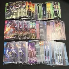 ガンダムカードゲーム　カスタムデッキボックス　4コン　赤　青　緑