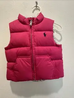 ラルフローレン ベスト　ピンク　花柄