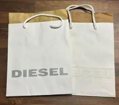 DIESEL diesel ディーゼル ショッパー 紙袋 3枚 セット
