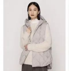 新品、未使用、タグ付き】2WAYストレッチ・パッカブルダウンブルゾン L 