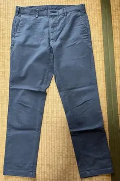 UNIQLO スリムフィットチノ パンツ 82cm ブルー　新品　股下76㌢