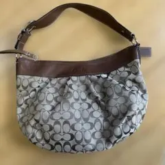 COACH コーチ シグネチャー ハンドバッグ ブラウン H0873-12950 - メルカリ