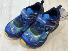 ムーンスター　スニーカー　16cm 青　キッズ