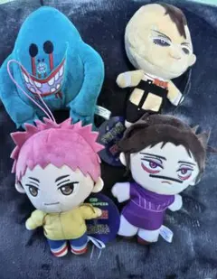 呪術廻戦マスコットぬいぐるみ　ラウンドワン　脹相 壊相 血塗 虎杖