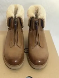 UGG ブラウン ファー付き ブーツ USA8