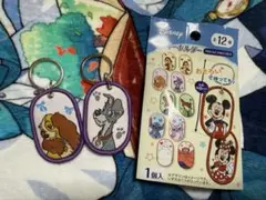 ディズニー タグキーホルダー 2個セット