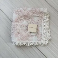 【タグ付き・未使用】　JILLSTUART 刺繍ハンカチ
