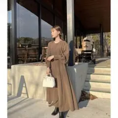 Acka original pintuck flare dress ワンピースのサムネイル