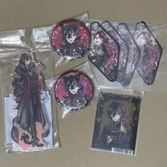 新品未使用)悪魔執事と黒い猫 あくねこ ルカス アクスタ 缶バッジ2点