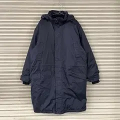 00s エディーバウアー 2way グースダウンフーデッドコートジャケット 肉厚