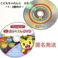【1・2歳向け】こどもちゃれんじぷち　/ いっしょにあそぼう　たいけんDVD2枚