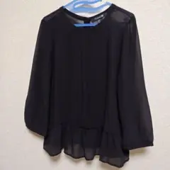Forever 21 長袖 ブラウス ブラックのサムネイル