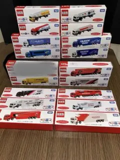 ロングトミカ　レーシングトランスポーター他　トイザらスオリジナル　１８台セット ロングトミカ レーシングトランスポーター他 トイザらスオリジナル