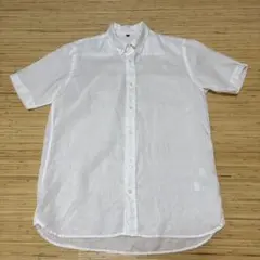 men's半袖シャツ麻100% L 良品計画美品のサムネイル