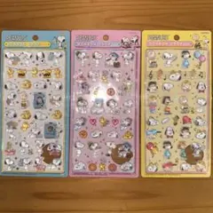 【正規品】スヌーピー　 ボンボンドロップシール大　３枚セット