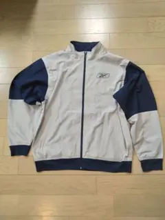 Reebok リーボック ジャージ ジャケット ネイビー×ホワイト M