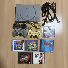 SONY PlayStation初代 SCPH-7500 本体 ソフトセット売り