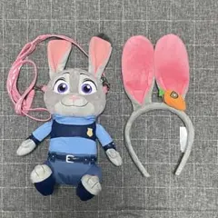 ズートピア　ジュディ　カチューシャ　ポーチ　上海