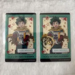 ヒロアカ バンダイナムコ コラボ クリアイラストシート 緑谷出久