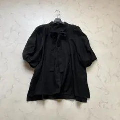 美品 keinarita ケイナリタ パフスリーブトップス Kelly 黒 36 - メルカリ