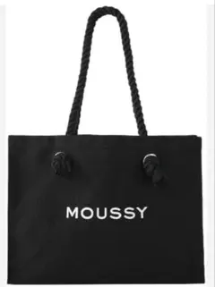 MOUSSY 黒 トートバッグ キャンバス