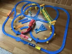 プラレール　まとめ売り　レイアウト　チャギントン　グラグラ吊り橋　ウィルソン　駅