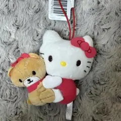 ハローキティカラフルペアマスコット　レッド　キティ&タイニーチャム