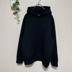 ユニクロ　ウルトラストレッチドライスウェットプルパーカ　ブラック　メンズM