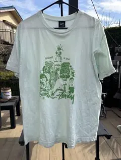 Stussy グラフィック Tシャツ M ライトグリーン