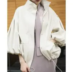 新品未使用タグ付きFRAYi.dハーフスリーブブルゾン　ホワイト ジャケット