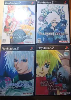 4 テイルズシリーズ PS2ソフト4本セット プレイステーション2