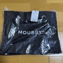 【新品・未開封】MOUSSY キャンバストートバッグ ブラック ショッパー型