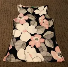ベネトン　花柄ノースリーブカットソーのサムネイル