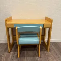 子ども用デスク＆チェアKidzoo キッズー スタディーセット　ミントブルー