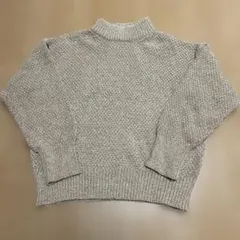 Samansa Mos2 blue サマンサモスモス モールニット ベージュ